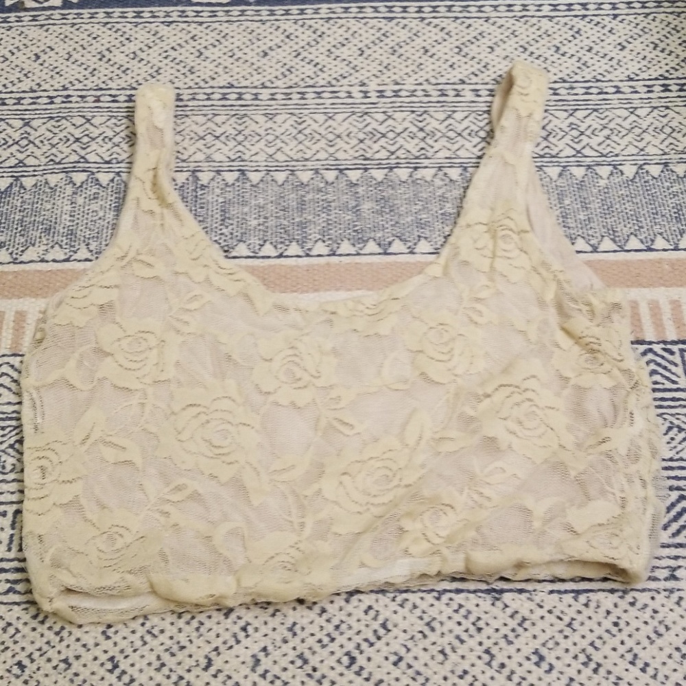 brandy melville ▪bralette cream